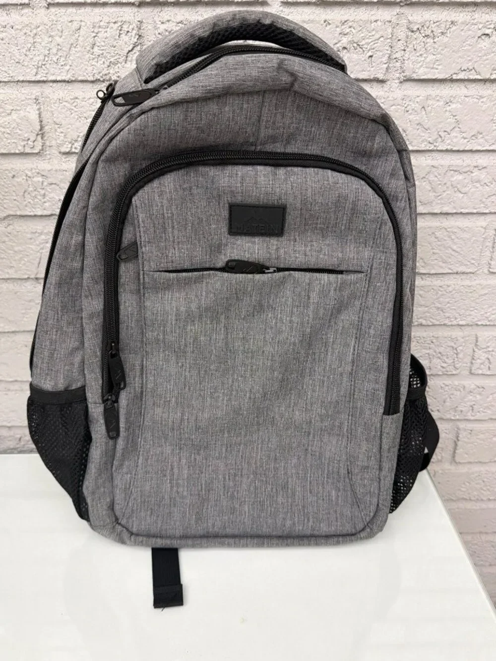 Matein Gray Anti-Theft Slim Travel Laptop Backpack